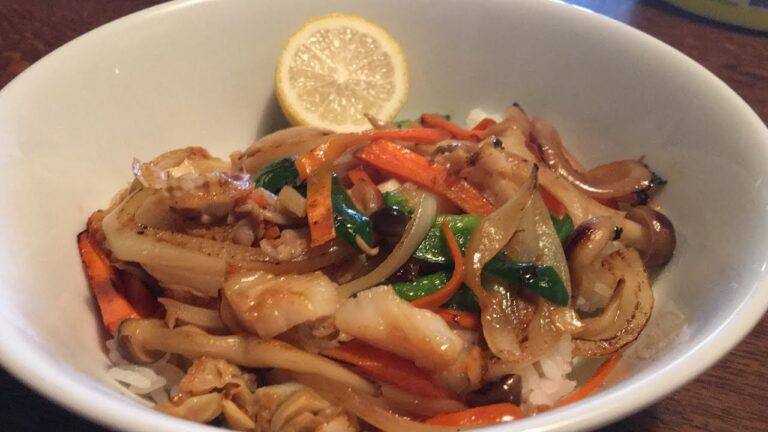 「帆立バター醤油飯」作り方