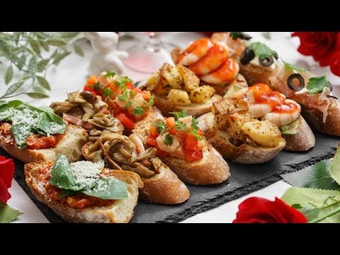 【ASMR】6種のブルスケッタの作り方 │  Bruschetta