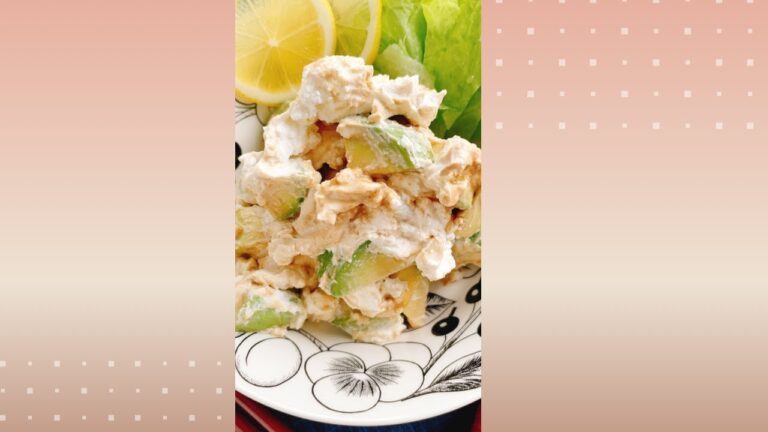 アボカドとカッテージチーズのレモン醤油和え/Avocado and Cottage Cheese with Lemon Soy Sauce