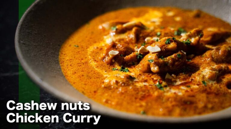 【カシューナッツチキンカレー】ナッツでコク旨カレーの作り方！