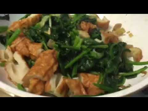 Spinach chikuwa / ほうれん草 ちくわ  【Oxward Movie Dictionary/オックスワード動画辞典】