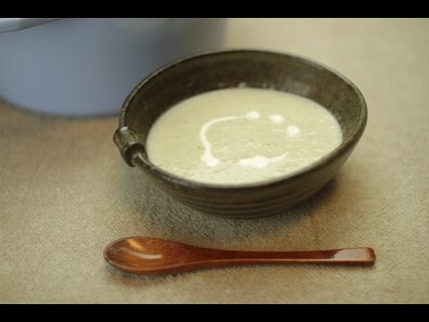 長ネギとゴボウのポタージュ