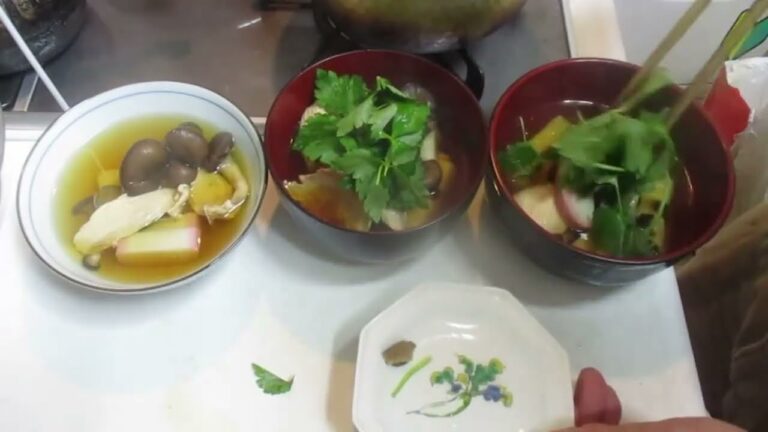 🎍めんつゆで作る我が家の雑煮🍲：全編