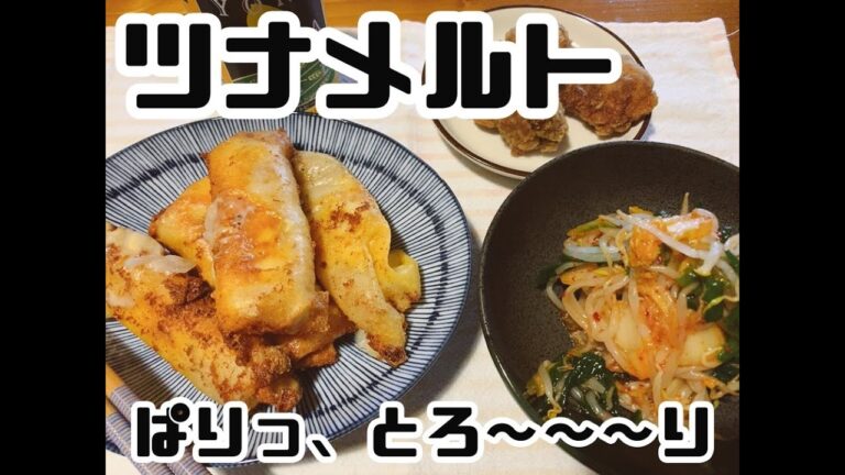 【おつまみ】ツナメルトを春巻きにしてやった。雑談はイントネーションについて。