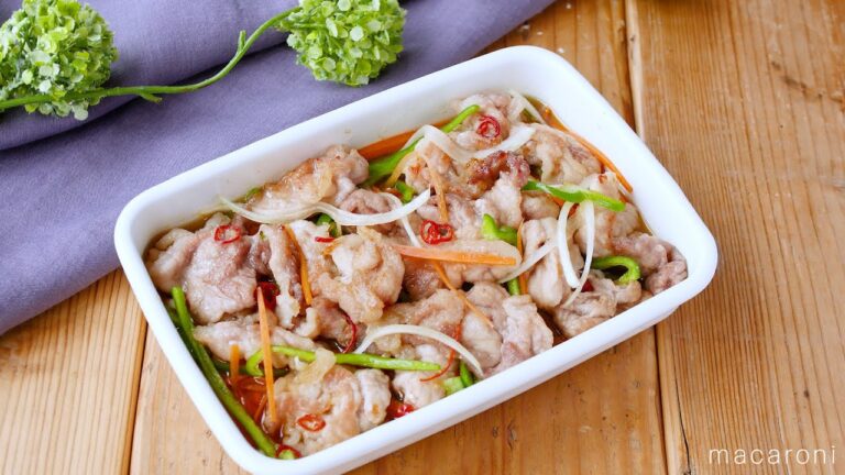 【豚こま南蛮漬け】さっぱり味で食べやすい！作り置きにもおすすめ♪｜macaroni（マカロニ）