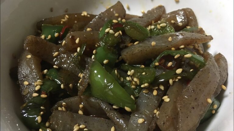 こんにゃくとピーマンのきんぴらの作り方教えます❤️