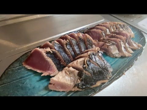 ２分でわかる自家製カツオのたたきの作り方【魚のさばき方＋フライパンで作るかつおたたき】