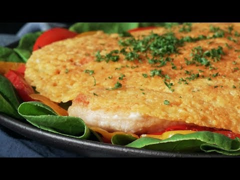 ふわふわ鶏むね肉のカリカリチーズ焼き🧀🐓