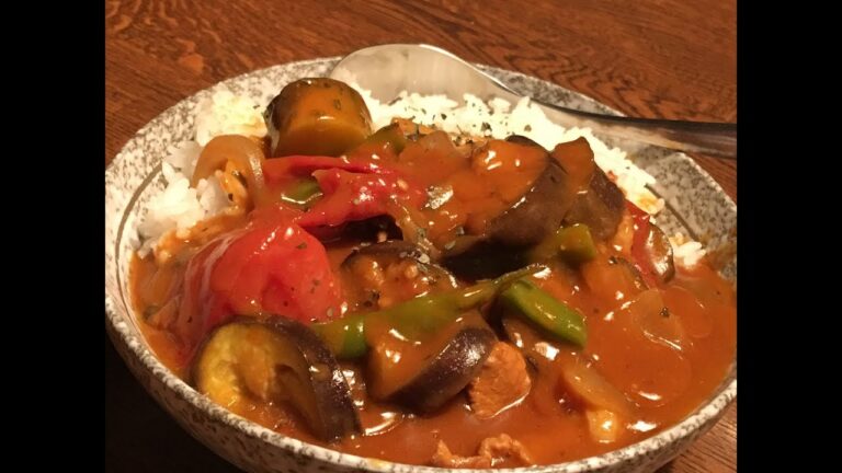 「夏野菜カレー」作り方（時短）