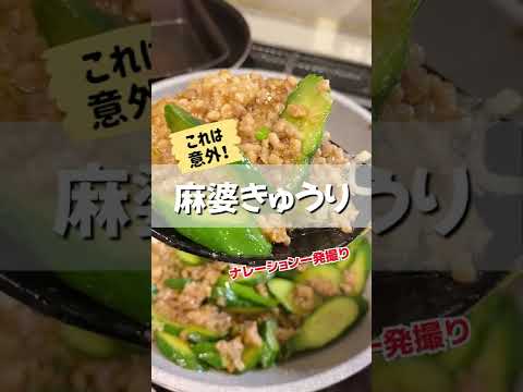 【きゅうり大量消費】白米が進むおかずに！！麻婆きゅうりが斬新だった