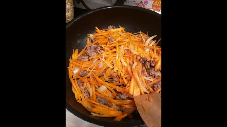 【簡単ビビンバ】焼肉のたれ　キムチ　野菜いっぱい