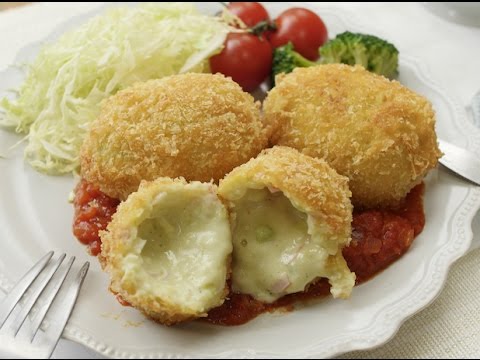 サクッとトロ～リ濃厚！アボカニクリームコロッケ！