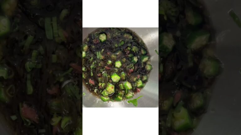 【夏を乗り切る簡単すぎるそうめん】もずくでさっぱり！ネバネバオクラで栄養満点！食欲なくても飲み干す旨さ！簡単×さっぱり！そうめん