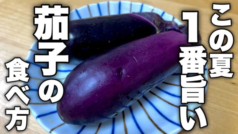 【夏は冷たい蕎麦に限る】なすを使ったぶっかけスタイルが連日の猛暑の救世主になります！【リピート確定】