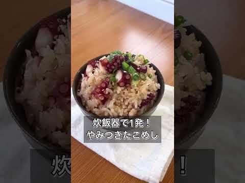 【炊飯器で1発！やみつきたこめし】