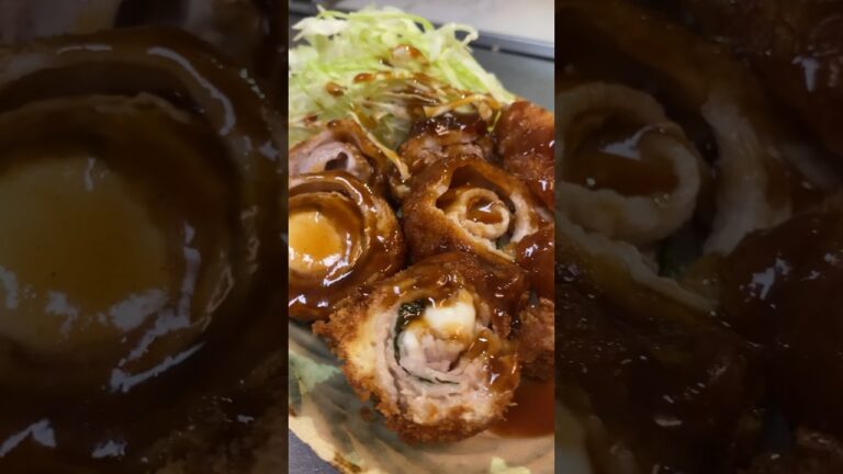 ミルフィーユチーズカツ #shorts #short #簡単 #簡単レシピ #ズボラ #お弁当 #おつまみ #アル中 #チーズカツ #japan #とんかつ #揚げ物