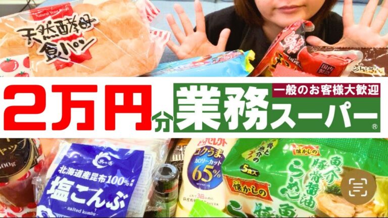 【業務スーパー購入品】2万円でリピ商品・お初商品を買ってきました♪【6月爆買い】
