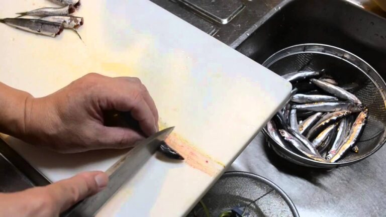 小鰯の頭と肝の取り方　京の料理人が30秒で極意を伝授
