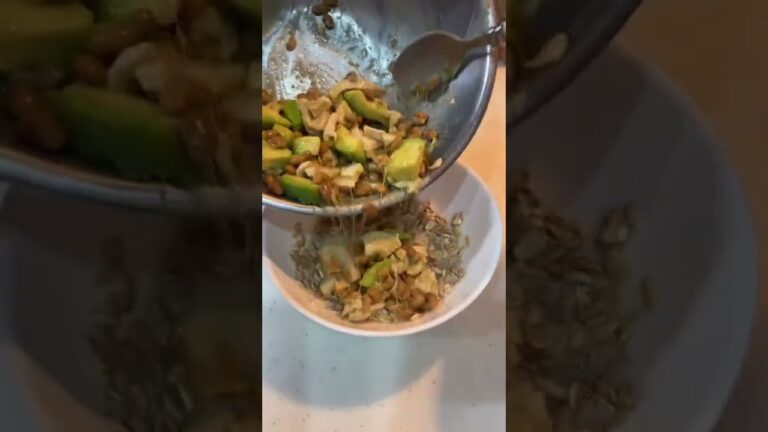 30kg痩せた男が食べているアボカド納豆丼の作り方！#short #shorts