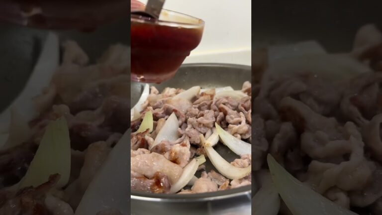 【旨辛ヤンニョムポーク】ご飯がすすむレシピ