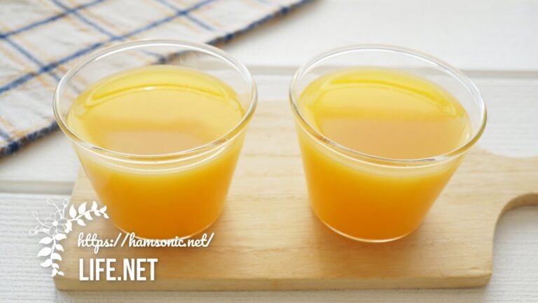 【ガッテン流ゼラチンゼリーの作り方】ゼラチン会社の方おすすめの1.2％濃度でとろけるくちどけ食感になるレシピ！