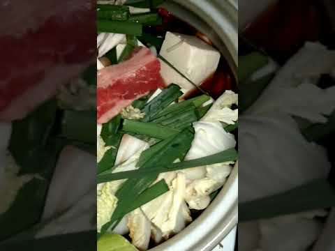 牛バラ肉で焼き肉しよかと思ったけどタレがないから野菜と鍋にぶっこんでハイボールで流し込む#Shorts