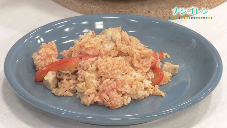 【３分クッキング逆再生】ナシゴレン／トマトとアボカドのガドガドサラダ