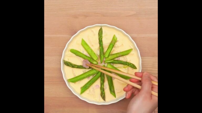 アスパラとベーコンのキッシュ