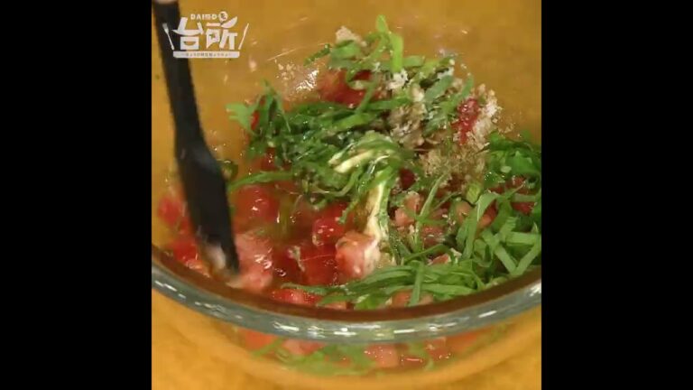 【DAIGOも台所】トマトと大葉の冷たいスパゲッティ｜火を使わないって嬉しい♪