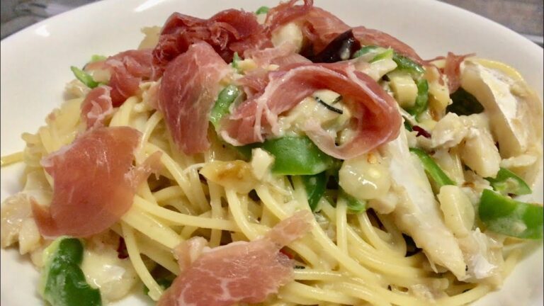 タラと生ハムのスパゲティ Spaghetti with Cod Fish & Uncured Ham