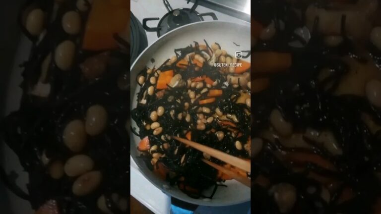 しみじみ美味しいひじきの煮物☺オレンジページのレシピに大豆をプラスしました🍊