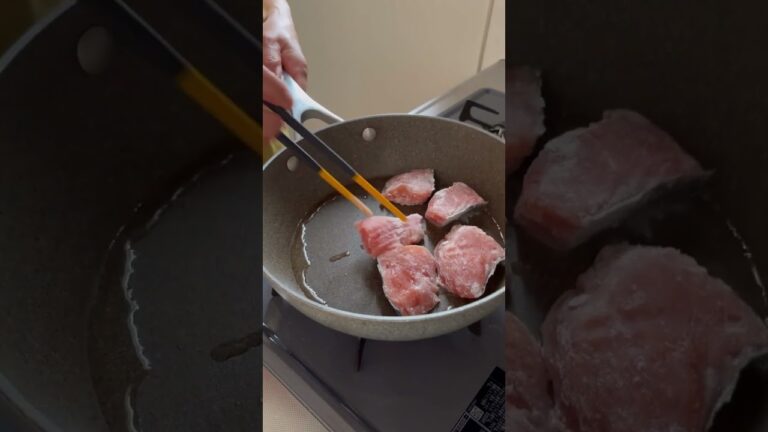 鮭と根菜のごまマヨ炒め #料理 #簡単レシピ #shorts