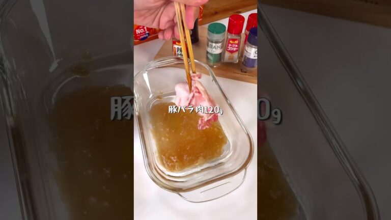 レンジで一発で絶品！ネギ豚バラ油うどん