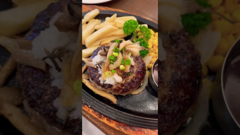 味風おろしきのこテリヤキソースハンバーグ