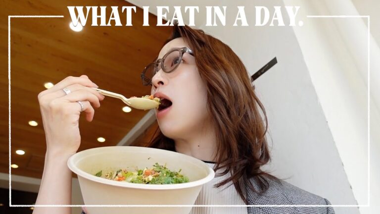 【生理前５日間の食事】33歳モデル、さすがに食べすぎ編【What I eat in a day!】#12