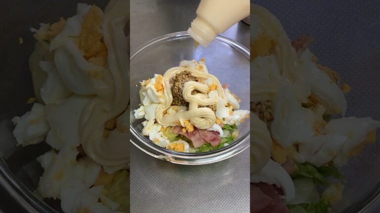 キャベツとベーコンのたまごサラダ #料理