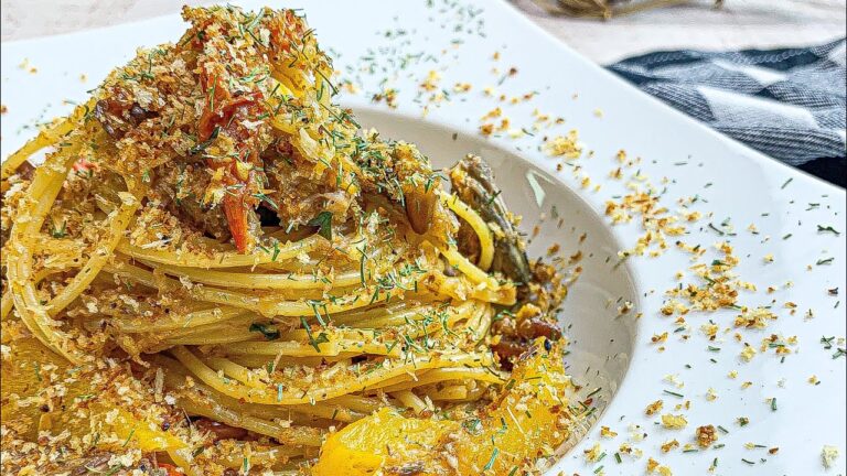 【シチリア風スパゲッティ】サバ缶で作るお手軽本格パスタ【おうちカフェ】【自炊】