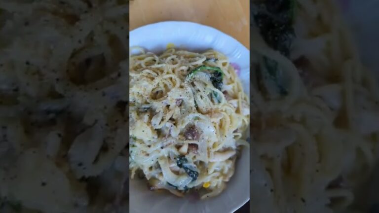 コーンポタージュの素で作る絶品クリームパスタ！