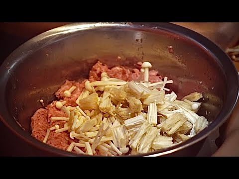 えのきでマシマシハンバーグ