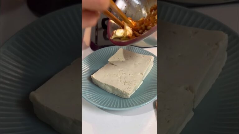 【冷や奴】＼ボリュームおつまみ／キムチ納豆やっこ #shorts