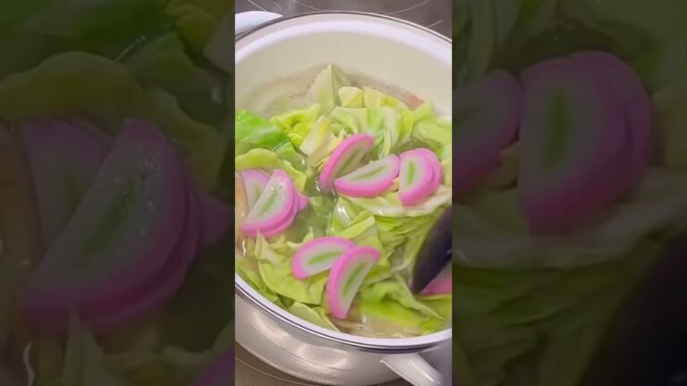 身体に優しいちゃんぽんスープ #簡単レシピ #野菜 #ダイエット