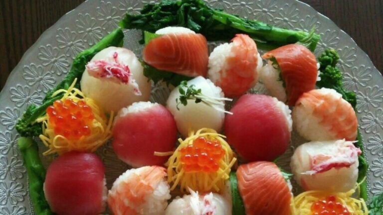 【お花見レシピ】に♪可愛い手毬寿司♪