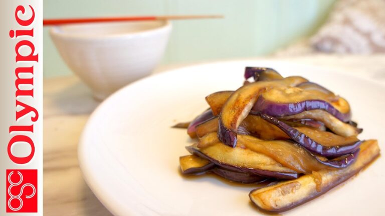 オリンピックの超簡単レシピ　★食材ひとつシリーズ - シンプルなす炒め