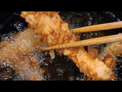 厚切りポテチでザクザク衣！俺のスティック唐揚げ！