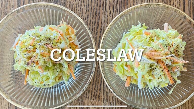 春キャベツのコールスロー | 簡単レシピ【シンプルな材料で作るアメリカンサイドメニュー】
