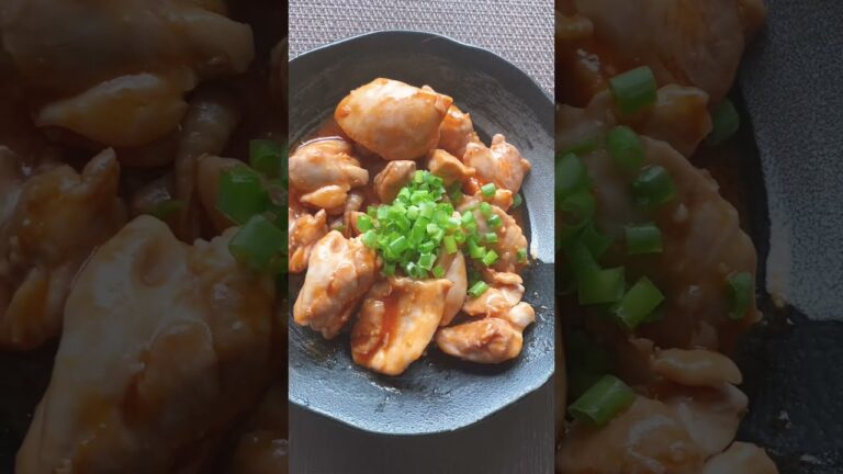 ご飯が進む😃【鶏肉のケチャポン炒め】#Shorts #ひめりんご