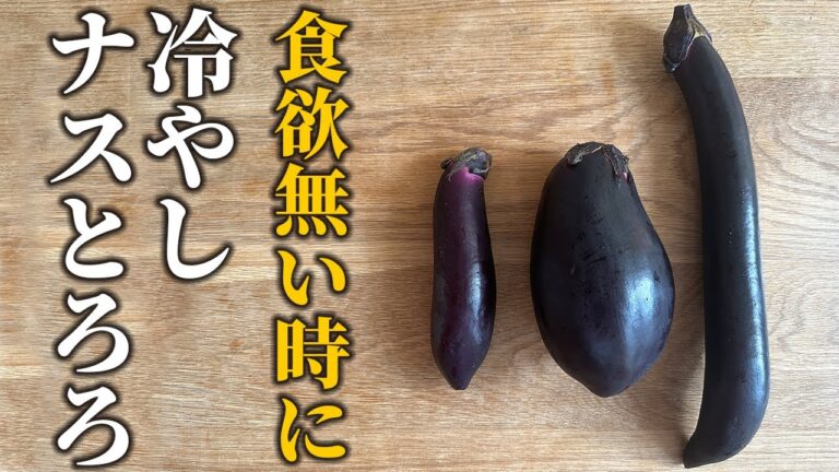 【簡単ナスレシピ】食欲の無い貴方を助けます！！夏バテ解消レシピをご紹介【基本の和食】