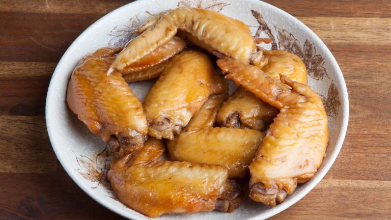 手羽先の煮物と蕎麦の作り方