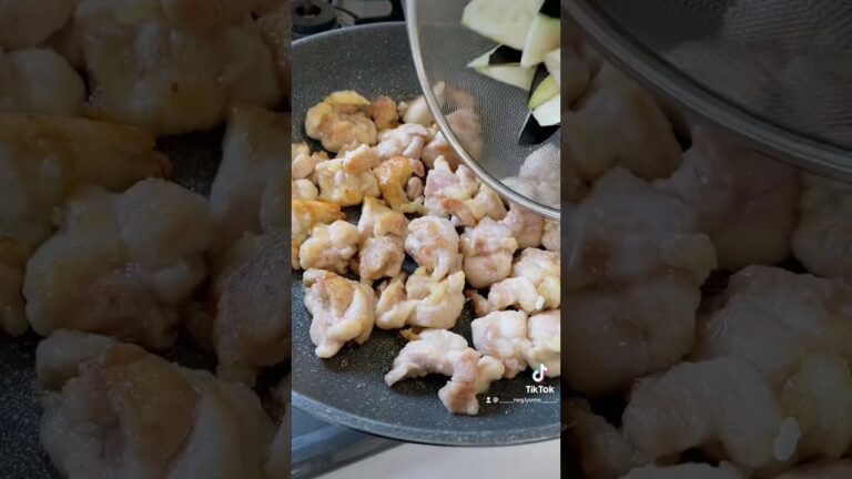 4児ママ〜揚げ鶏とナス〜