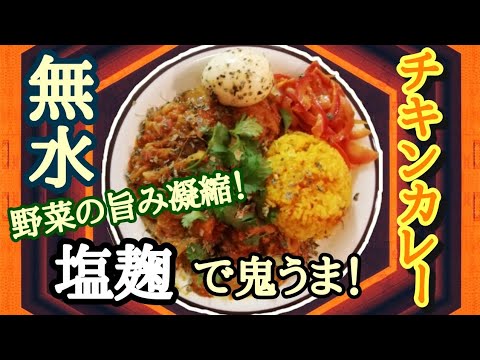【オーガニック/スパイスカレー】無水塩麹チキンカレー